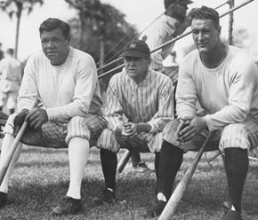 Babe Ruth and Lou Gehrig